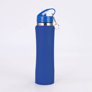 Outdoor <b>Running</b> Sports <b>Water</b> <b>Bottle</b> 600ml 750ml Stainless Steel Vacuum Insulated Straw Nozzle Lid Matte Finish Travel Flask - Product Image 5