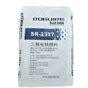 Rutilo do dióxido SR2377 Preço barato Doguide Tio2 Titanium Pó Branco Industrial Grau de Pintura Revestimento Pigmento Branco 99% 13463-67-7