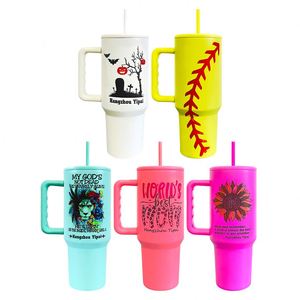 Gobelet isotherme 40oz avec poignée pour sublimation, en acier inoxydable, grande capacité, pour sports de plein air, meilleur rapport qualité-prix, cadeaux, entrepôt USA - Product Image 3