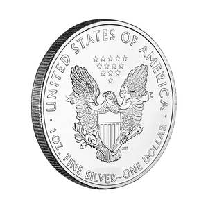 阿波罗11号登月纪念币第一人图案挑战硬币美国镀银金属纪念品从任务 - Product Image 6