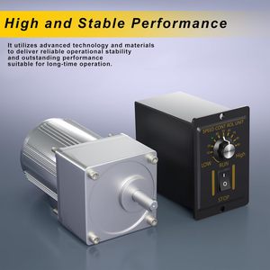 มอเตอร์เกียร์ Bemonoc Ac 110V 7.5 รอบต่อนาที เฟสเดียว พร้อมชุดควบคุมความเร็วแบบแปรผัน - Product Image 5