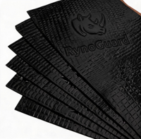 RynoGuard Tapis d'insonorisation pour voiture en caoutchouc butyle de 2 mm, isolation acoustique pour voitures, plaque d'amortissement pour voiture, plaque d'insonorisation pour voiture