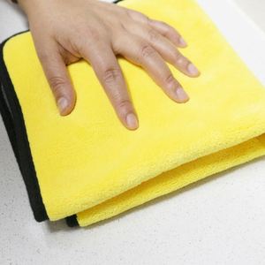 Wholesale <b>Microfiber</b> Double-Sided Coral Velvet Car Wash <b>Towel</b> Soft Quick-Drying Strong Water Absorbance for Home Use Kitchen - Product Image 3