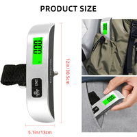 Pèse-Bagage Numérique Suspendu de Voyage Changxie Haute Qualité, Portable, 50kg, avec Écran LCD Rétroéclairé