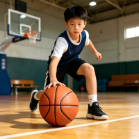 Ballon de basket miniature en PU laminé résistant à l'usure, taille 3, pour les tout-petits, les enfants débutants, les jeux de loisirs en intérieur et en extérieur