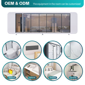 Espacio DE TRABAJO insonorizado con aire acondicionado e Internet de alta velocidad Unidad de vivienda móvil de emergencia lista-<span class=keywords><strong>Refugio</strong></span> prefabricado de despliegue rápido - Product Image 6