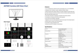 ACP-300 จอภาพแสดงผล LCD สำหรับตรวจวัดสายตา ราคาคุ้มค่า พร้อมรีโมทคอนโทรลเพื่อการตรวจวัดสายตาอย่างมีประสิทธิภาพ - Product Image 6