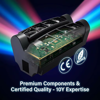 Nueva Oferta Destacada: Luz Móvil de 8 Cabezas Tipo Araña RGBW LED con Haz Giratorio, Control DMX512/Sonido, IP33, Iluminación para Conciertos (Función Maestro-Esclavo)