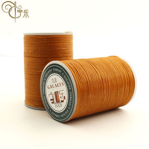 Cera plana de poliéster de 1,0mm, hilo encerado de cuero cosido a mano de alta resistencia - Product Image 3