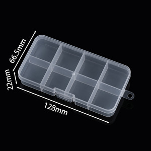 Multi Compartment Transparent PP Storage <b>Box</b> For Jewelry Accessories Beads <b>Earrings</b> Small Parts Organizers Rectangular Design - Product Image 2