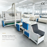 Machine à carder par flux d'air pour la technologie de flux d'air non tissé, pour desserrer les fibres