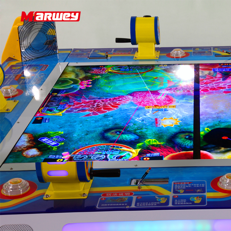 Câu Cá Trò Chơi Arcade Máy Coin Vận Hành Câu Chuyện Biển Sâu 6 Người Chơi Cá Trò Chơi Bàn Trò Chơi Máy Tủ