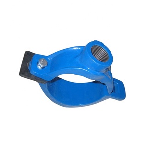 Ductile Iron DI Tapping Saddle <b>Clamp</b> for DCI Ductile Cast Iron Pipe - Product Image 1