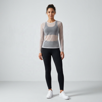 Tissu tissé 64 % nylon 36 % élasthanne 54 g/m² Microfibre ultra-légère douce extensible dans les 4 sens pour vêtements de sport, tenues de sport et activités de plein air