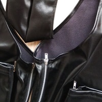 Pantalon en latex pour hommes gays, chaps en cuir sans fesses, pantalon à entrejambe ouvert, costume de jeu de rôle, vêtements wetlook sissy, pantalon pour homme