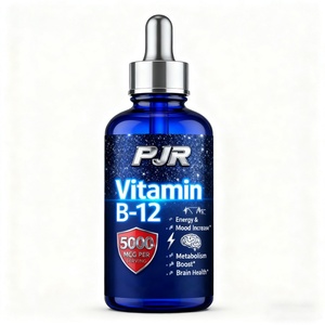 Suplemento Dietético de Vitamina B12 en Gotas de Marca Privada para Adultos, Aumenta la Energía, Controla el Apetito, Quema Grasa, Pérdida de Peso - Product Image 1