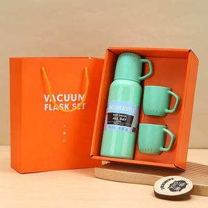 2025 produk baru 500ml promosi termos Natal botol air baja tahan karat 2 cangkir panas & dingin-sebagai hadiah Set - Product Image 3