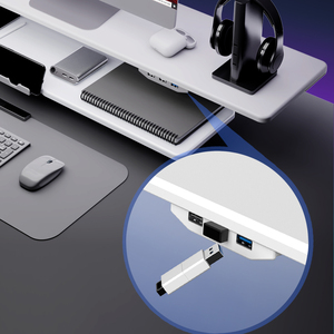 Nuevas ideas de productos Fabricación Estante de escritorio Monitor Riser Stand Home Office Desktop Gaming Computer Stand con HUB-USB - Product Image 2