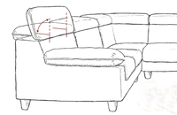Quincaillerie pour mobilier de bureau à domicile, mécanisme de réglage de dossier de canapé en fer chromé zingué, charnière pour canapé-lit, salon, hôpital