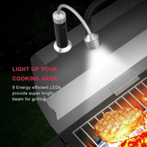 Lámpara de Trabajo Telescópica LED con Cuello Flexible, Batería Recargable, Iluminación Portátil para Reparación de Automóviles - Product Image 2