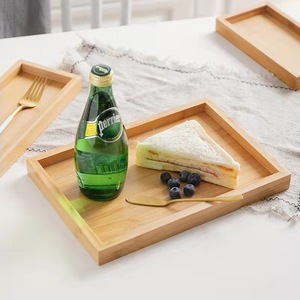 Modern Minimalist Bamboo Serving <b>Tray</b> For <b>Tea</b> Coffee Fruit Snacks Hotel Dining Use - Product Image 1