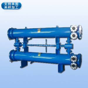 Refroidisseur horizontal à double tube Hengsheng SGLL4 12 16, équipement d'échange de chaleur par refroidissement à l'eau - Product Image 4