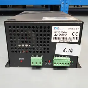 النقش بالليزر أجزاء ماكينة التقطيع MYJG100W MYJG150W الليزر امدادات الطاقة