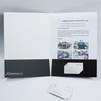 Carpeta de Presentación Ecológica A4 con Dos Bolsillos, Laminación Mate, Colores Personalizados, Logotipo, Organizador de Documentos, Tarjetero
