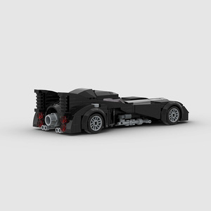 Compatible for Brand <strong>Bricks</strong> <strong>Bat</strong> Mobile Racing Car Assembly ABS Plastic Construction Building Block Toy - Product Image 4