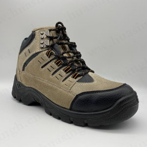 LXG, zapatos de seguridad resistentes a los ácidos antipinchazos con punta de acero, suela exterior de PU de doble densidad, Botas de senderismo marrones para exteriores HSS004 - Product Image 2