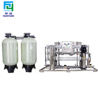 Système de filtration d'eau potable par osmose inverse automatique commerciale et industrielle 5000 LPH, machine de traitement de l'eau, pompe, contrôlé par PLC, UV
