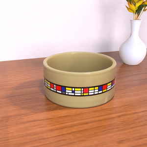 קערת האכלה גדולה מותאמת אישית לכלבים, קערת חיות מחמד עמוקה וכבדה, קערת מים מקרמיקה נגד החלקה לכלבים בינוניים וגדולים - Product Image 4