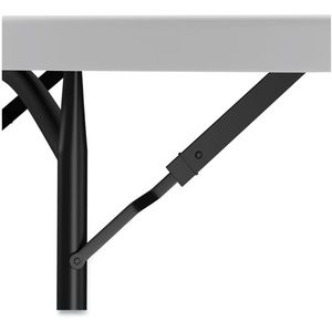 Mesa Plegable Redonda de Plástico Blanco Alera de 60 Pulgadas de Diámetro para Uso en Restaurantes, 29.25 Pulgadas de Alto - Product Image 4