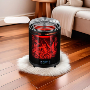 Mô Phỏng Ngọn Lửa Trang Trí Điện Hồng Ngoại Xa Rạng Rrỡ Bảng Điều Chỉnh Nhà Thông Minh Máy Nóng Cho Mùa Đông Điều Khiển Bằng Giọng Nói - Product Image 5