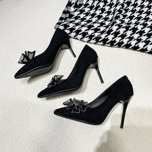 Wholesale Fashion New Flower Pointed Thin Heels <strong>s</strong> for <strong>Women</strong> Large Size Sexy Pretty Girl High Heel <strong>s</strong> - Product Image 4