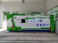 Compacteur de déchets industriels RNKJ, compacteur hydraulique de déchets, compactage haute densité, station de traitement des déchets mobile