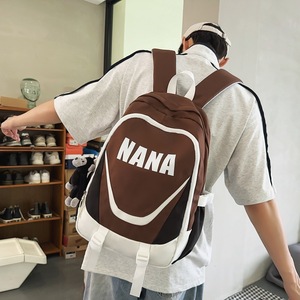 Nana Student <b>Backpack</b> 18 In <b>Large</b> <b>Capacity</b> School Bag For Boys With Letter Design Summer 2024 - Product Image 3