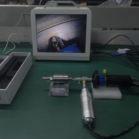 Endoscope portable Xindie HD100 à source de lumière froide 10W, écran IPS 10 pouces, alimentation 12V DC, luminosité réglable, pour usage industriel
