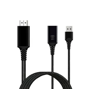 Kompatibel dengan Apple Hu Android kabel HDTV untuk kabel dan nirkabel adaptor layar ponsel untuk koneksi TV