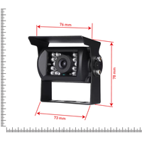 Caméra de recul sans fil RCM04AHQ pour voitures, angle de vue de 170 degrés, capteur de stationnement HD, radar de recul, IP68, assistance au stationnement