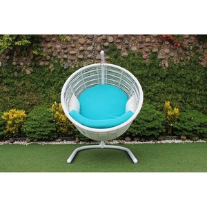 Standing Egg <strong>Chair</strong> Swing Pillow Black Hanging <strong>Chairs</strong> <strong>White</strong> Mushroom Single Patio Swings Balcony Ceiling <strong>Rocking</strong> Cushion - Product Image 3