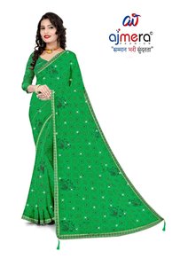Saris élégants de créateur pour femmes, style tendance avec confort premium, séchage rapide, protection solaire, pour le bureau, le quotidien, les fêtes et les occasions festives - Product Image 4