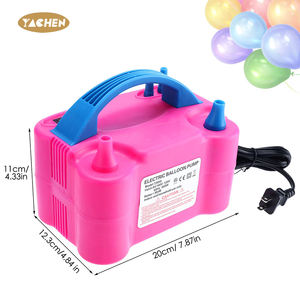 مضخة بالونات كهربائية من ياتشن، نافخة هواء محمولة أوتوماتيكية بفوهتين للبالونات، مناسبة لحفلات أعياد الميلاد والزفاف - Product Image 2