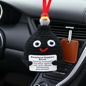 Bambola di cotone all'<span class=keywords><strong>aglio</strong></span> nero lavorato all'uncinetto per la decorazione dell'home Office personalizzabile all'ingrosso direttamente in fabbrica - Product Image 5