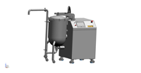 Mélangeur à air automatique industriel et commercial pour gâteaux et muffins 130L