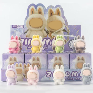 Venta al por mayor nuevos dibujos animados flocado llaveros alto <span class=keywords><strong>nivel</strong></span> de apariencia lindos Mini muñecas Decoración de mesa modelos de moda hechos China - Product Image 4