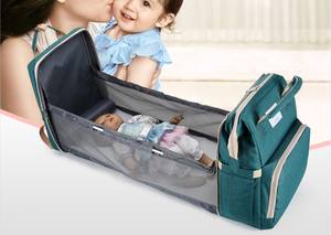 Mutter Mutterschaft Windel Rucksack Ladeans chluss Kinderwagen Gurte Thermo taschen Wasserdichte Wickelt asche mit Reise Klapp bett - Product Image 3