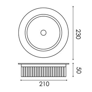 Foco LED empotrable de 30W 4500K, eficiencia energética y luz difusa, ideal para iluminación de interiores y oficinas. - Product Image 1