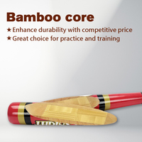 Bates de béisbol de bambú personalizados al por mayor, 32 "-34" o por solicitud, colores personalizados duraderos y opciones de logotipo
