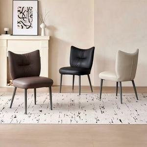 Nouvelle chaise de salle à manger de luxe italienne, style moderne pour la maison, l'hôtel, le café, le restaurant, design élégant du dossier - Product Image 5